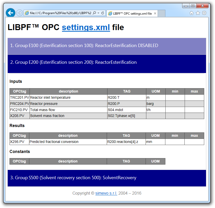 settings detail